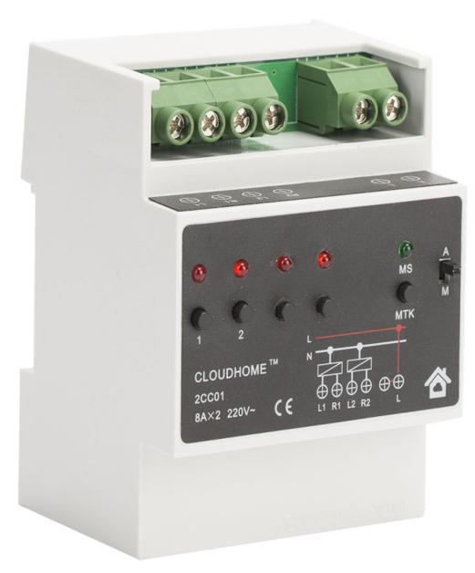 2路窗帘控制单元